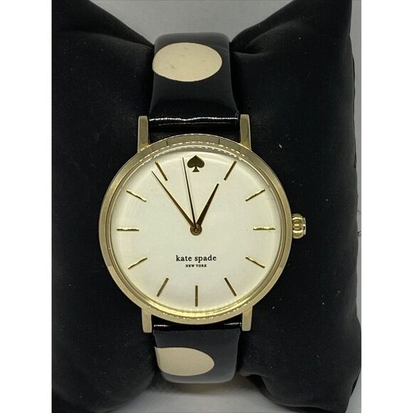 Kate Spade Metro 0173 Women's Black Leather Analog Dial Quartz Watch WO451 - Picture 3 of 12